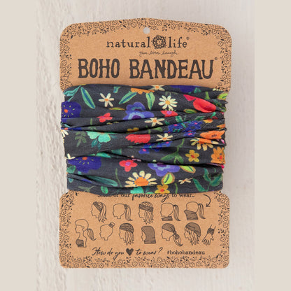 Full Boho Bandeau® Headband - Multi Wildflowers