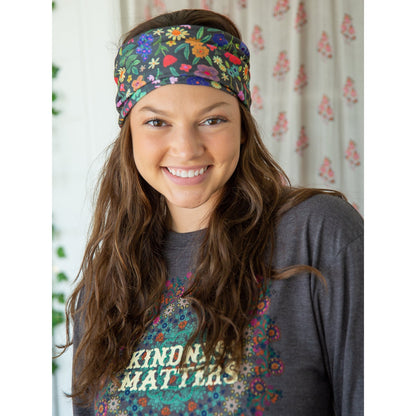 Full Boho Bandeau® Headband - Multi Wildflowers