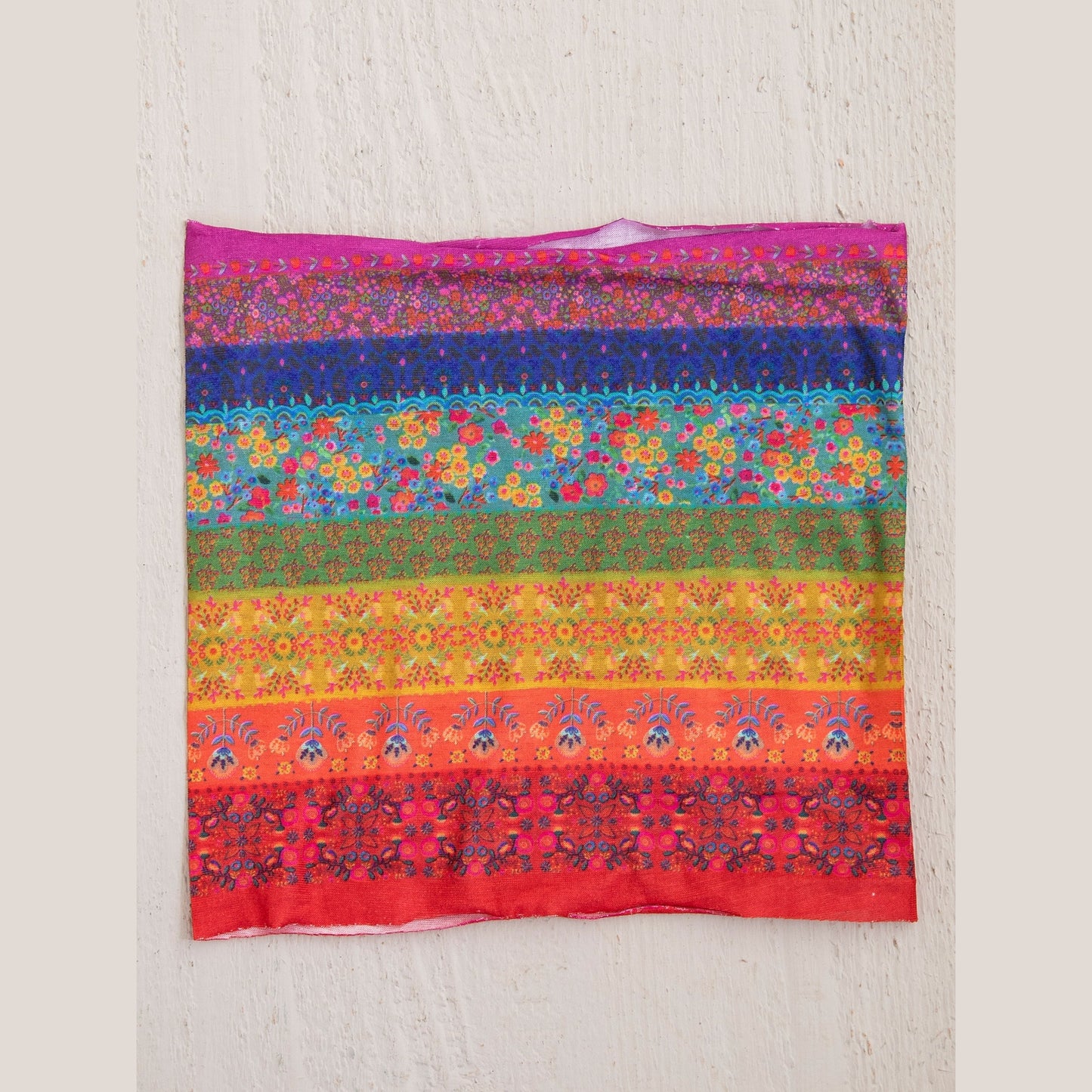 Half Boho Bandeau® Headband - Rainbow Border