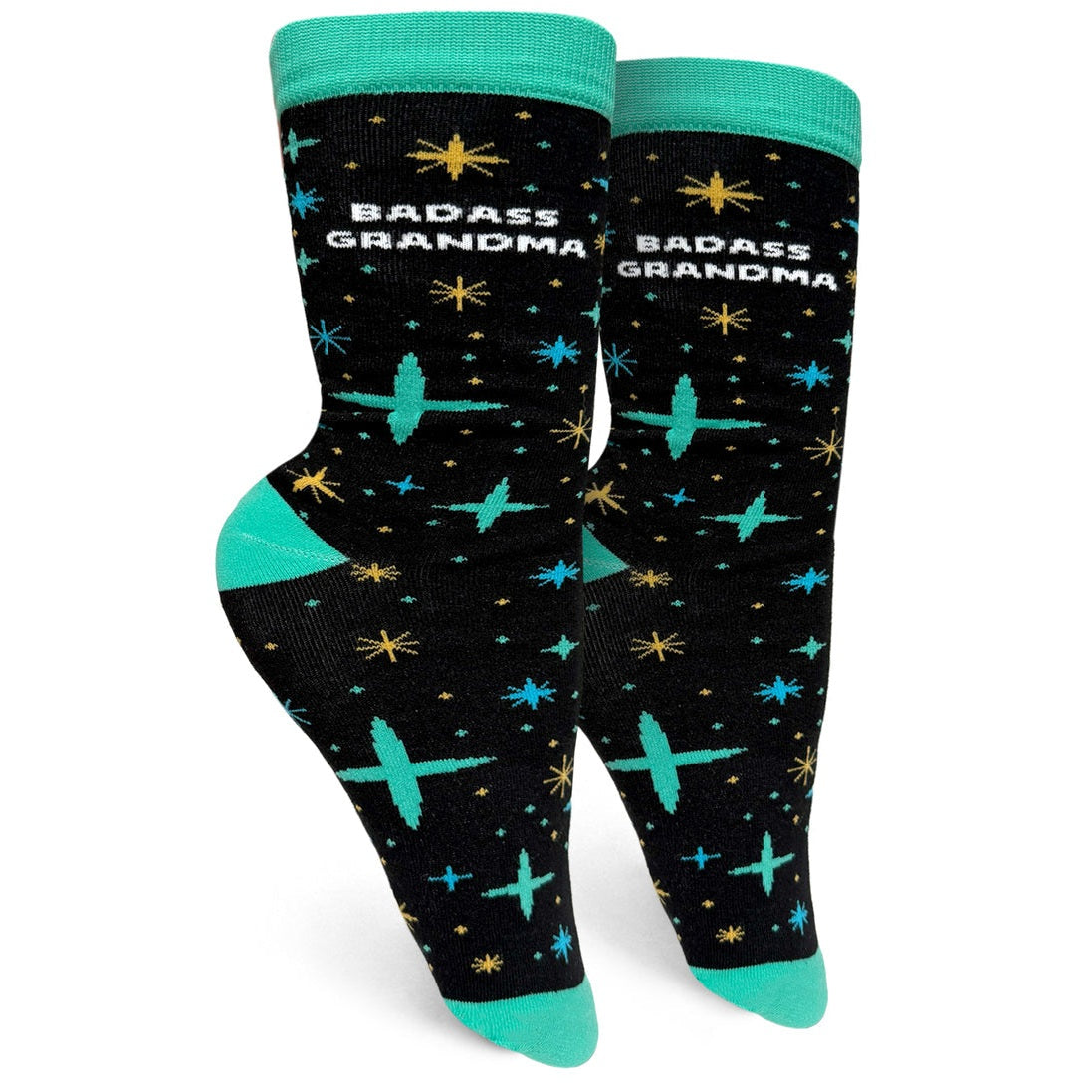 Badass Grandma Womens Crew Socks