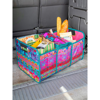 Car Trunk Organizer - Floral Border