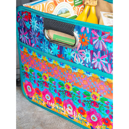 Car Trunk Organizer - Floral Border