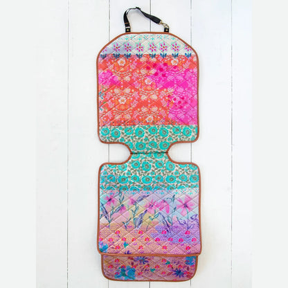 Car Seat Protector - Pink Watercolor Patchwork