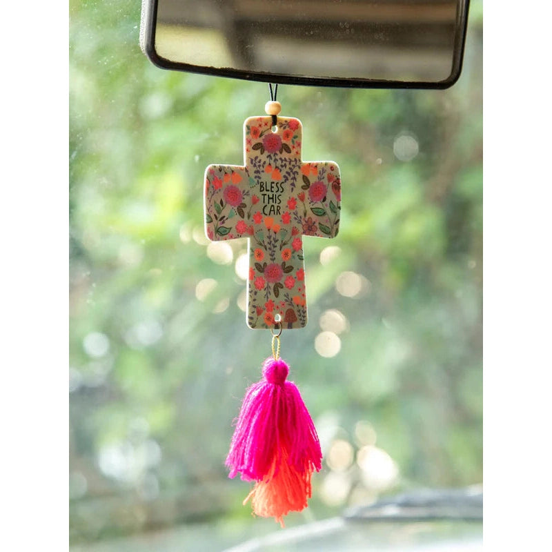 Car Air Freshener - Cross - The Feral Market