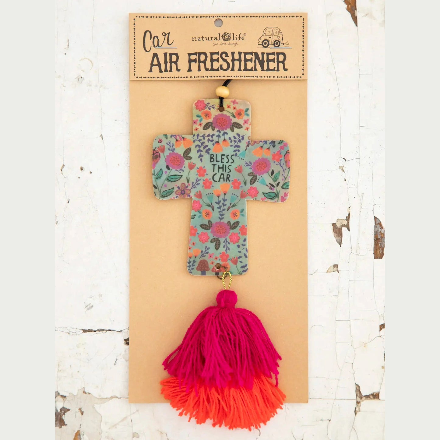 Car Air Freshener - Cross - The Feral Market