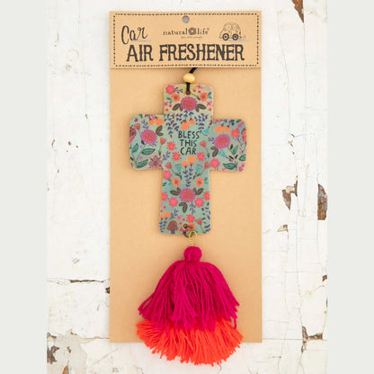 Car Air Freshener - Cross - The Feral Market