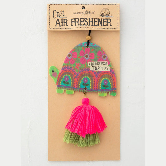 Car Air Freshener - I Brake For Turtles