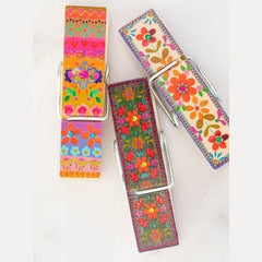 Bag Clips, Set of 10 - Folk Borders