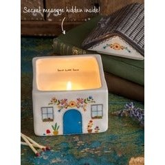 Secret Message Trinket Cottage Candle - Home Sweet Home