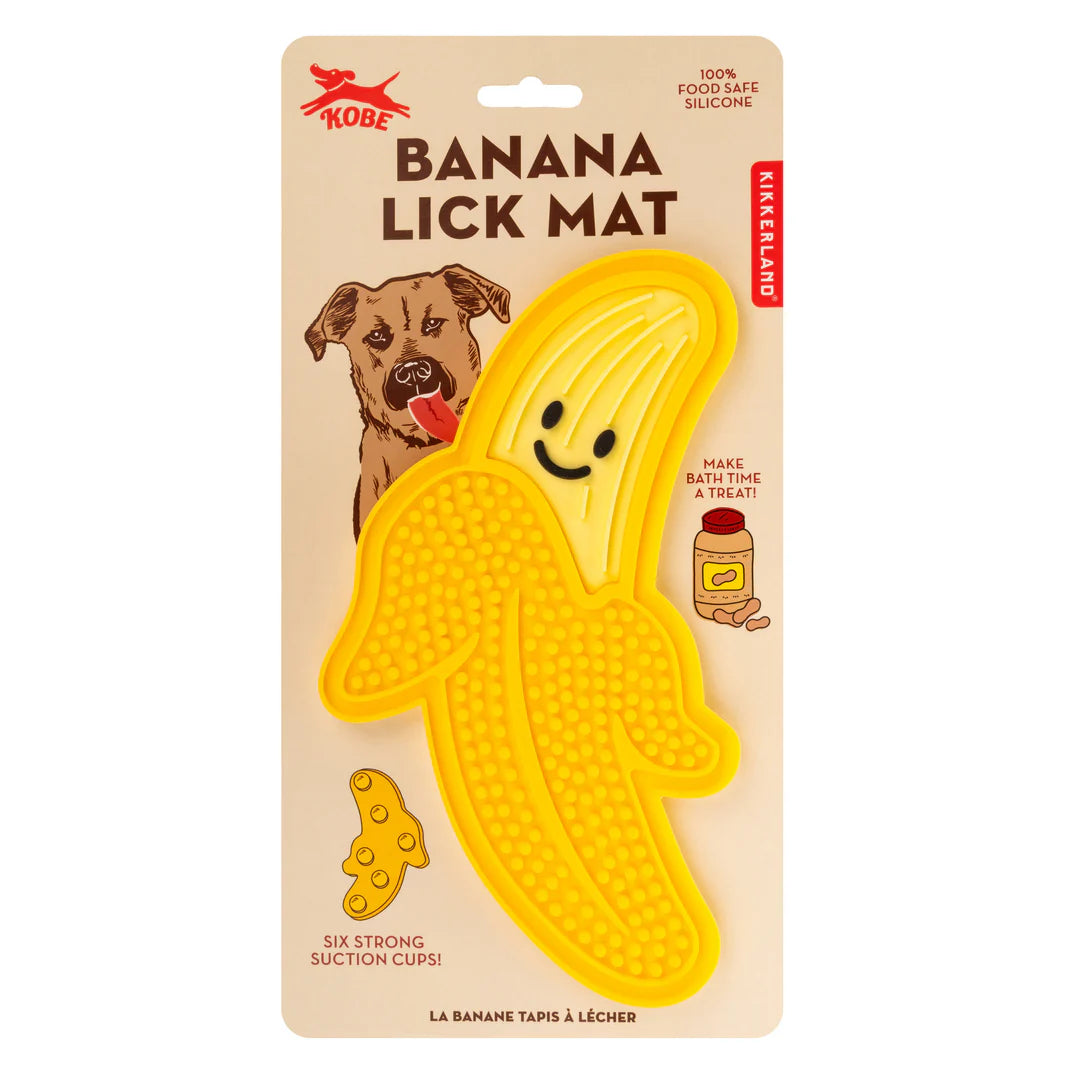 Kobe Banana Lick Mat - The Feral Market
