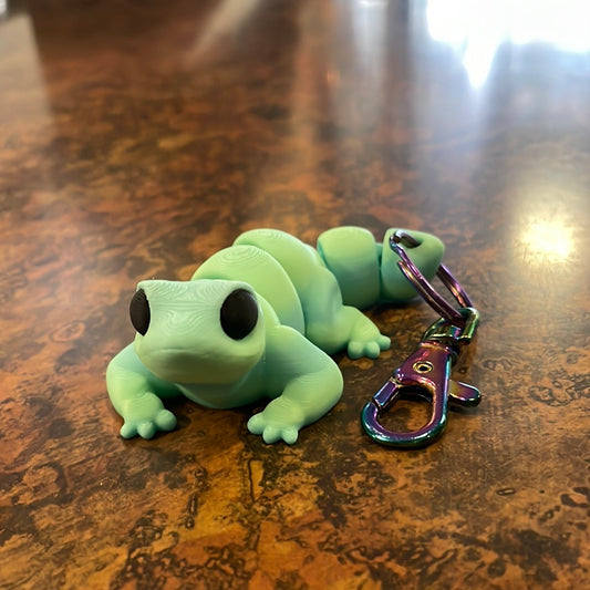 3D Printed Baby Lizard Keychain