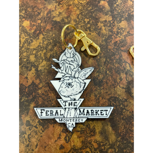 3D Printed The Feral Market Keychain