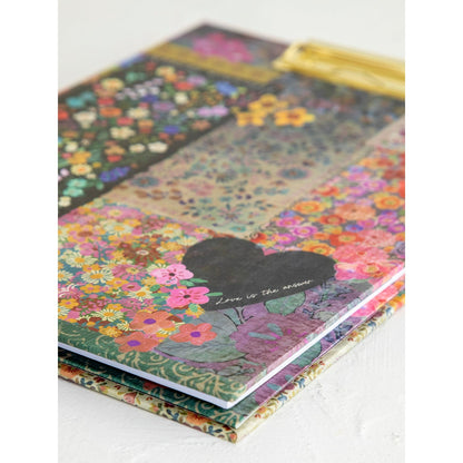 Clipfolio with Notepad - Patchwork