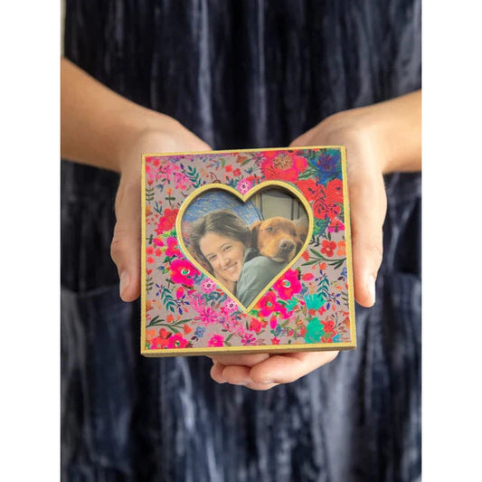 Mini Heart Wooden Picture Frame