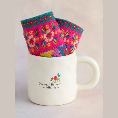 Mug & Sock Set - World Better