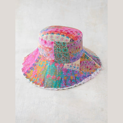 Sandy Days Bucket Hat - Watercolor Patchwork