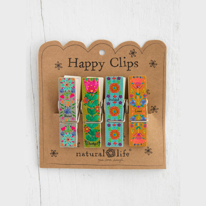 Bag Clips, Set of 4 - Thankful Blessed