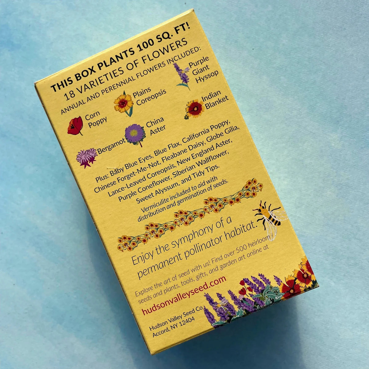 Bee Friendly Meadow Mix Seed Shaker - The Feral Market