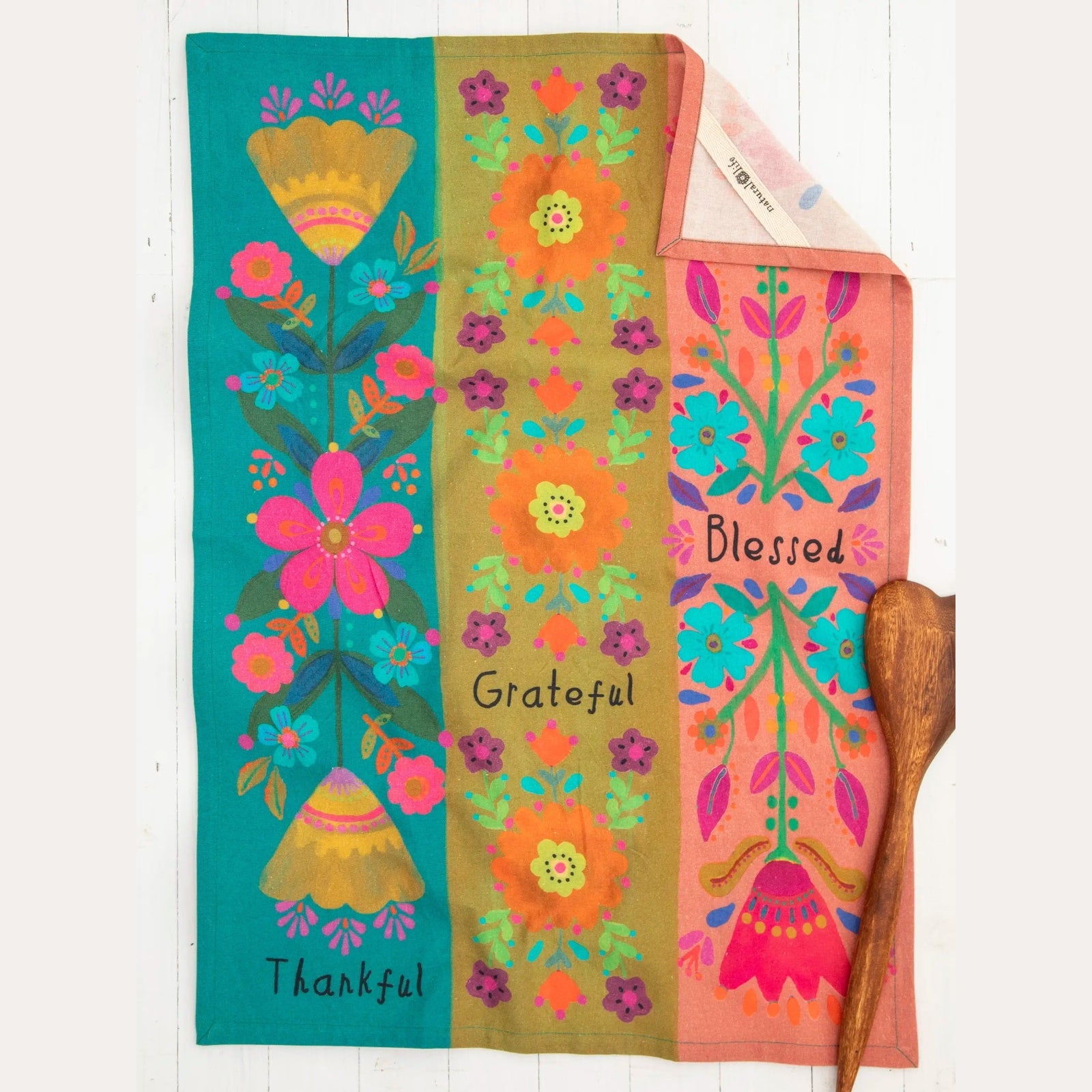 Kitchen Dish Towel - Thankful Grateful Blessed