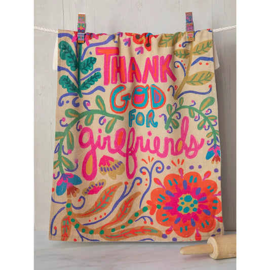 Cotton Dish Towel - Girlfriends - The Feral Market
