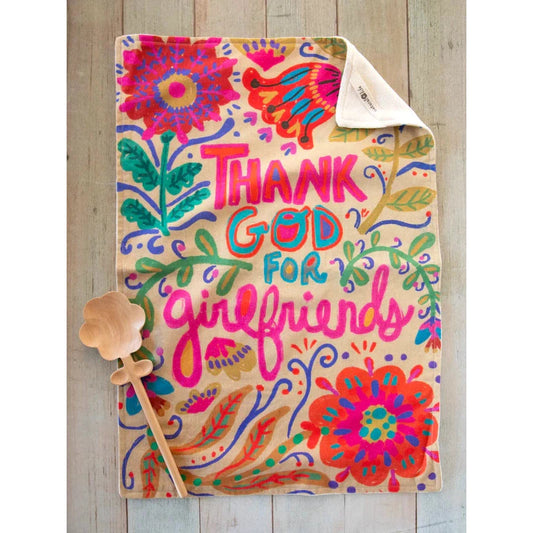 Cotton Dish Towel - Girlfriends - The Feral Market
