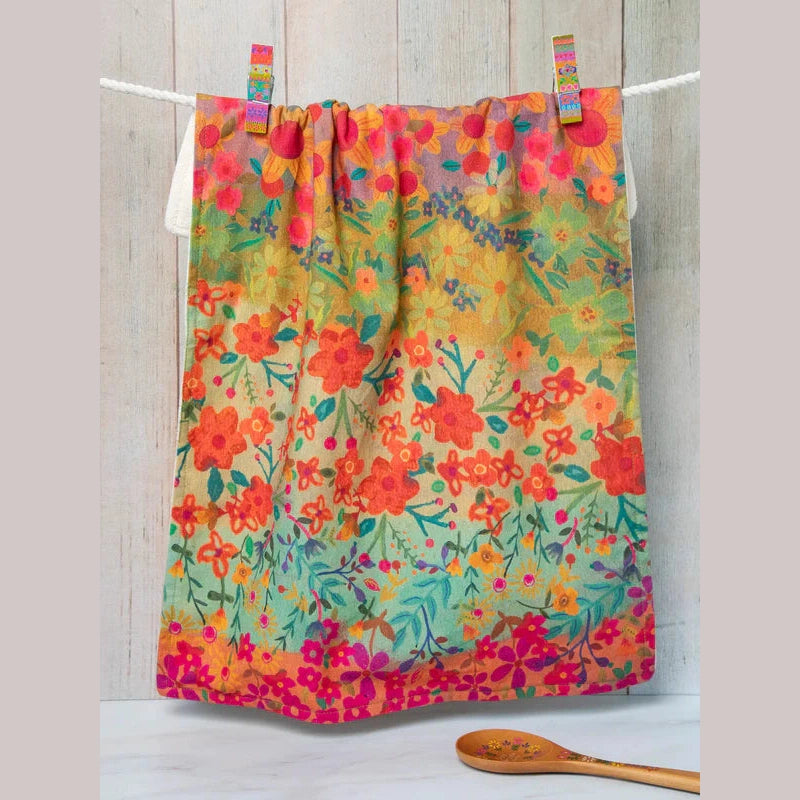 Cotton Dish Towel - Wildflowers