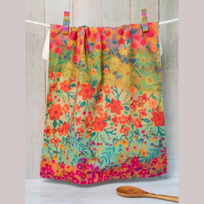 Cotton Dish Towel - Wildflowers