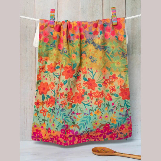 Cotton Dish Towel - Wildflowers