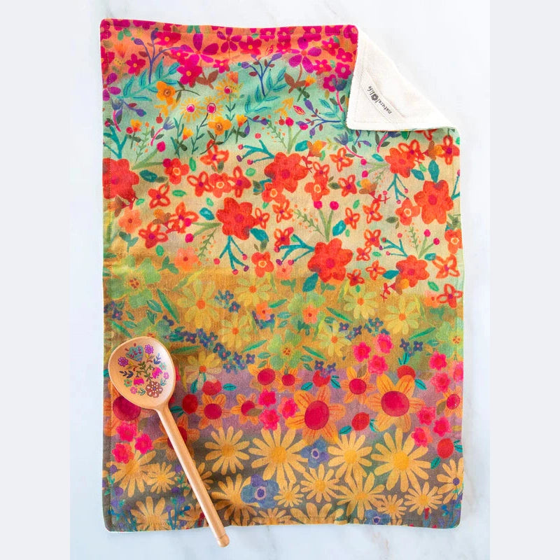Cotton Dish Towel - Wildflowers