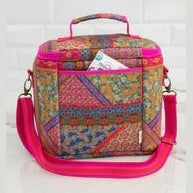 On The Go Lunch Tote - Folk Flower Patchwork