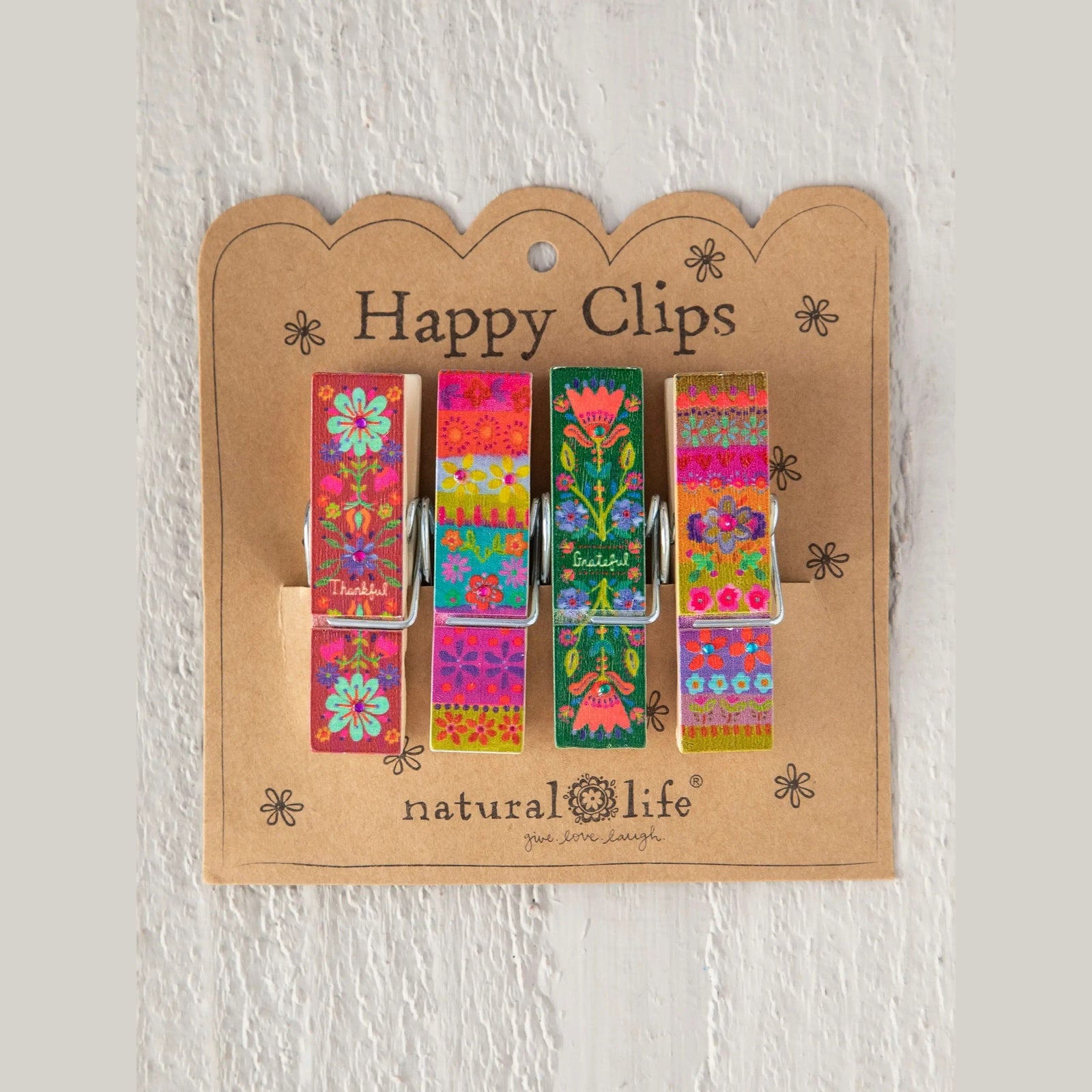 Bag Clips, Set of 4 - Thankful Blessed - Thumbnail 4