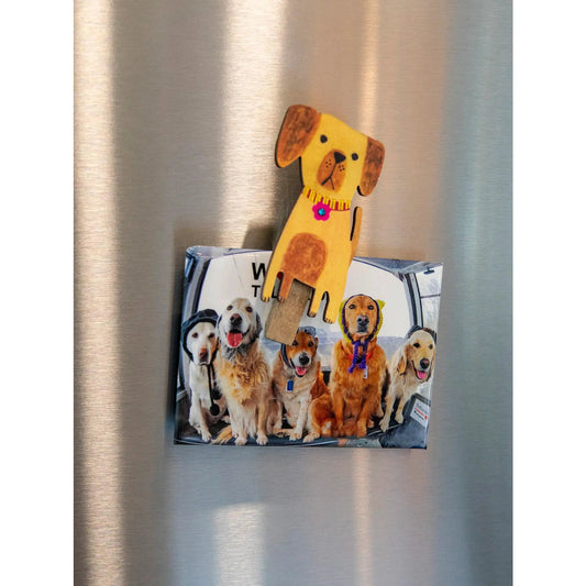 Magnet Happy Clips, Set of 2 - Dog