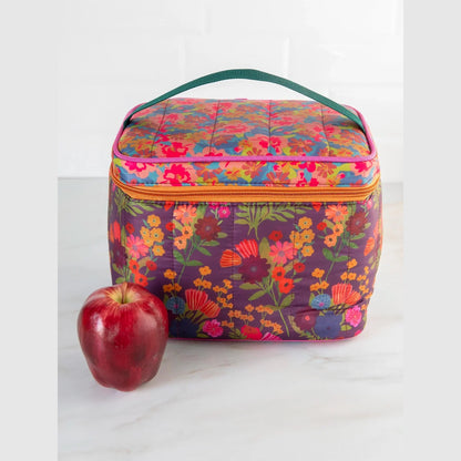 Lunchbox Mini Cooler - Blue Pink Clusters