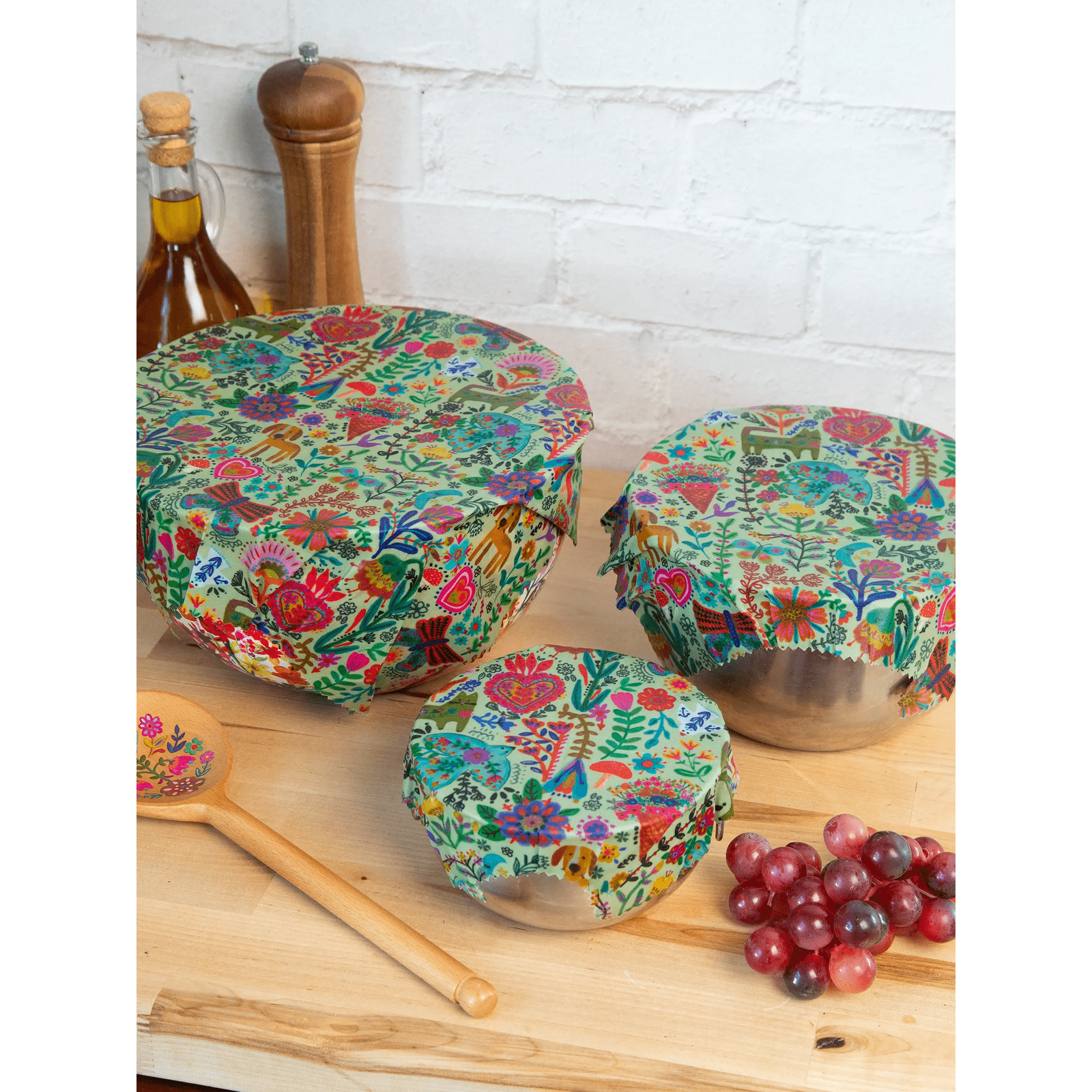 Beeswax Wraps, Set of 3 - Thumbnail 2