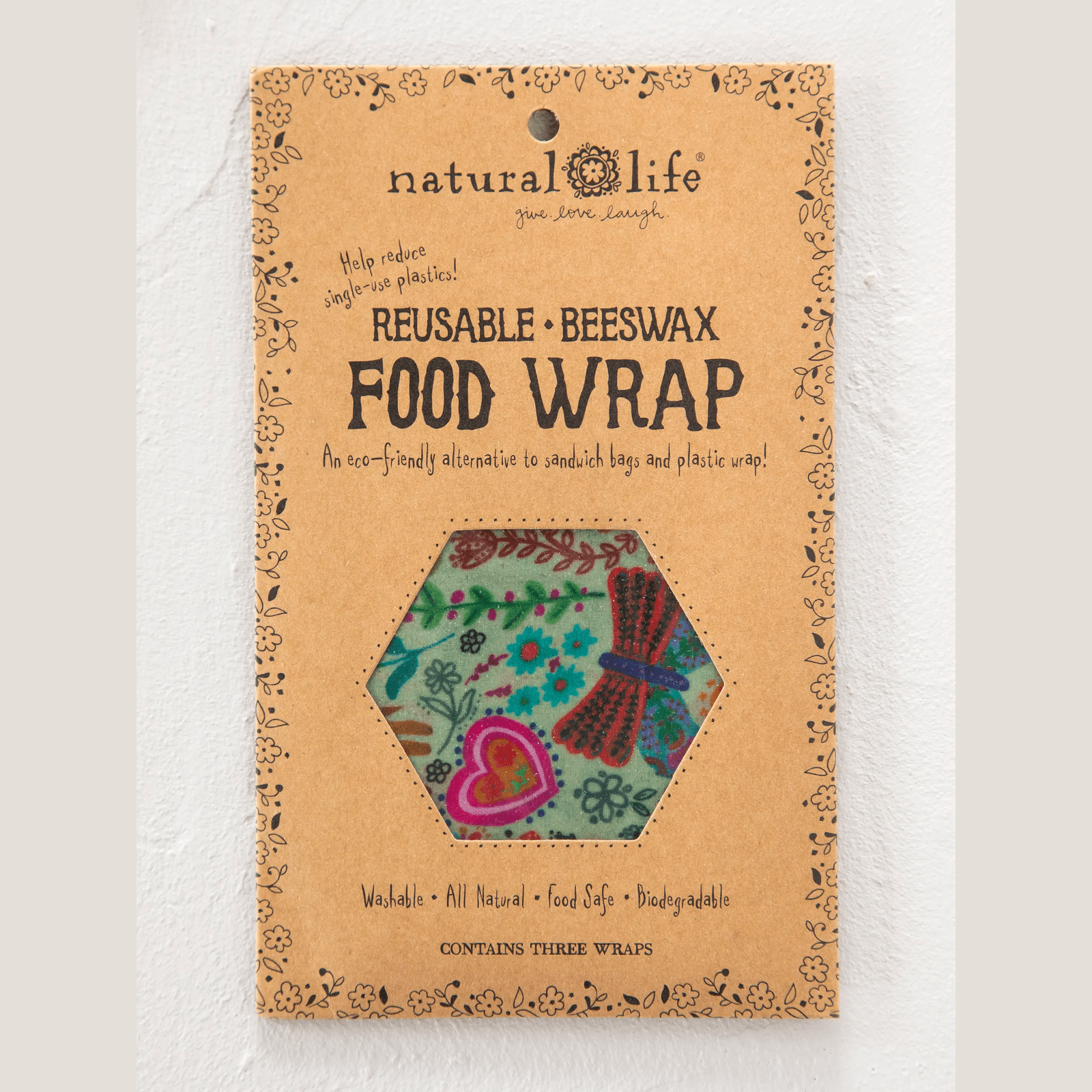 Beeswax Wraps, Set of 3 - Thumbnail 3
