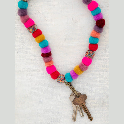 Pom Pom Lanyard