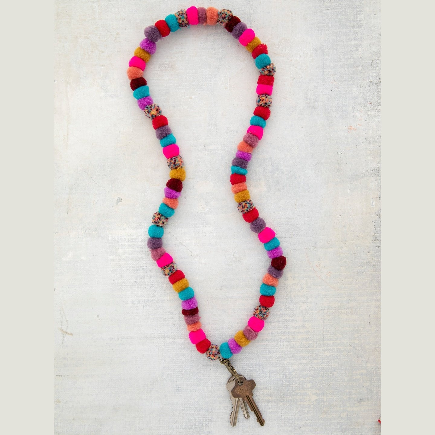 Pom Pom Lanyard