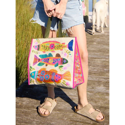 Insulated Cooler Tote - Fish - The Feral Market