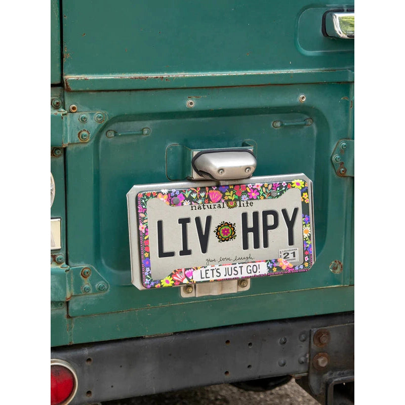License Plate Frame - Let's Just Go - The Feral Market