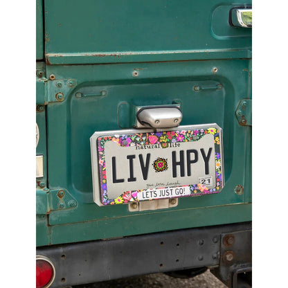 License Plate Frame - Let's Just Go - The Feral Market