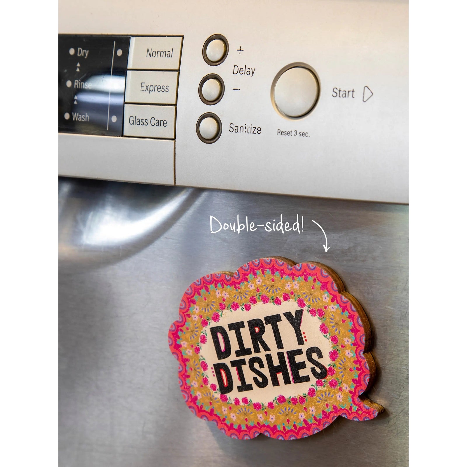 Dishwasher Magnet - Flower - Thumbnail 2