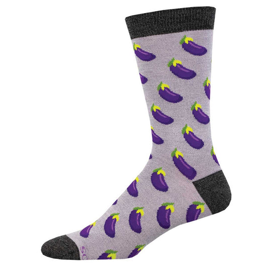 Nightshade Eggplant Men's Socks