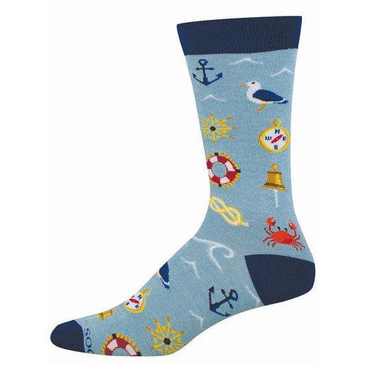 Ahoy Matey Men's Bamboo Socks - The Feral Market