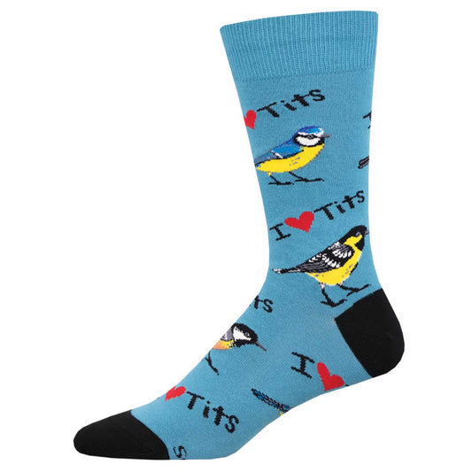 I HEART TITS Men's Socks - The Feral Market