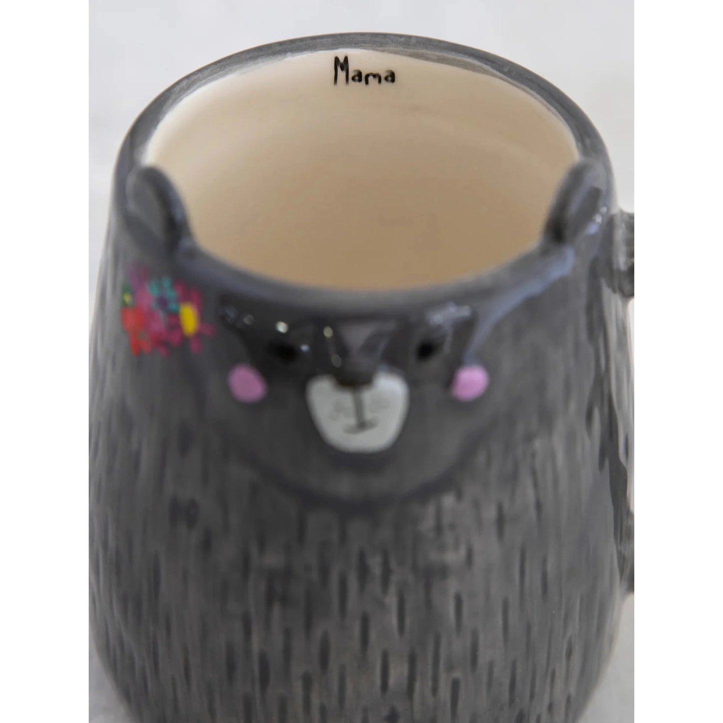 Folk Art Coffee Mug - Mimi The Mama Bear