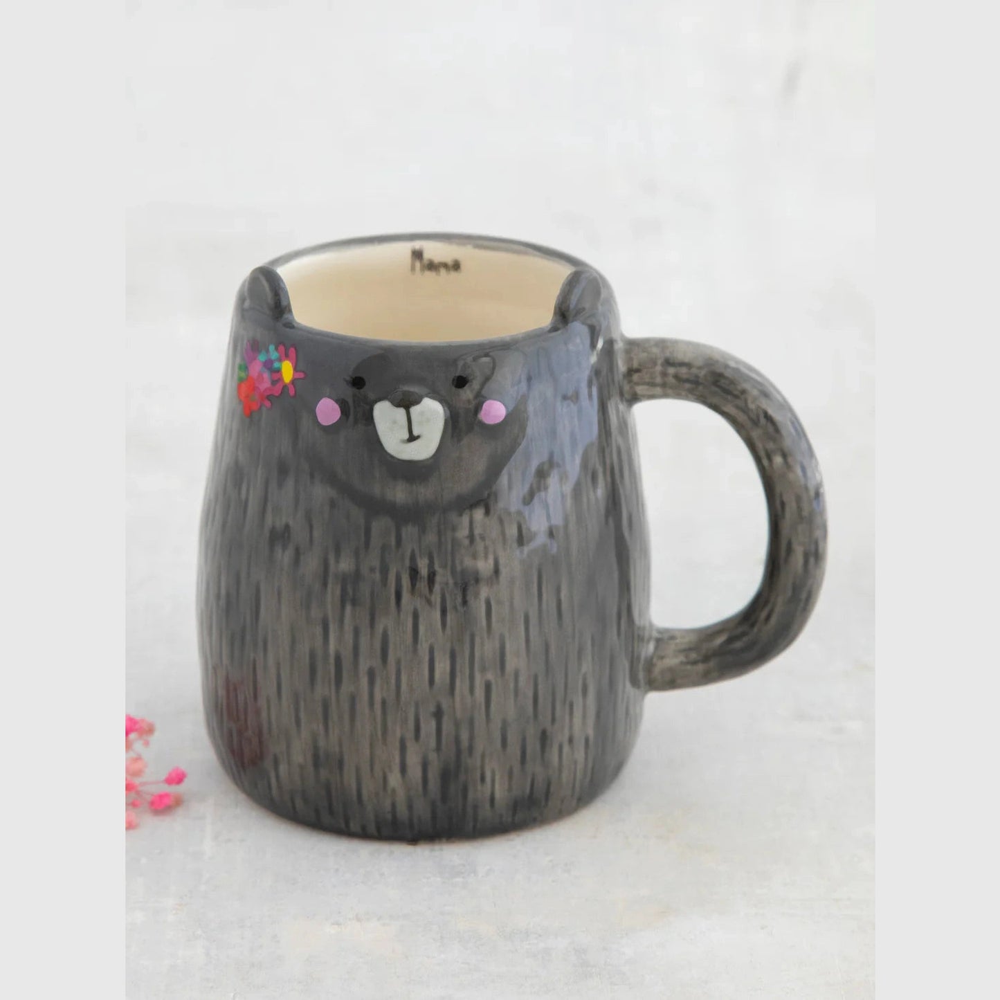 Folk Art Coffee Mug - Mimi The Mama Bear