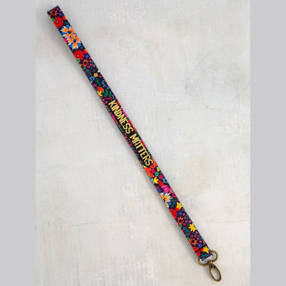 Neoprene Key Lanyard - Kindness Matters