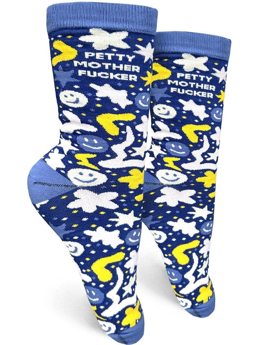 Petty Mother Fucker Womens Crew Socks