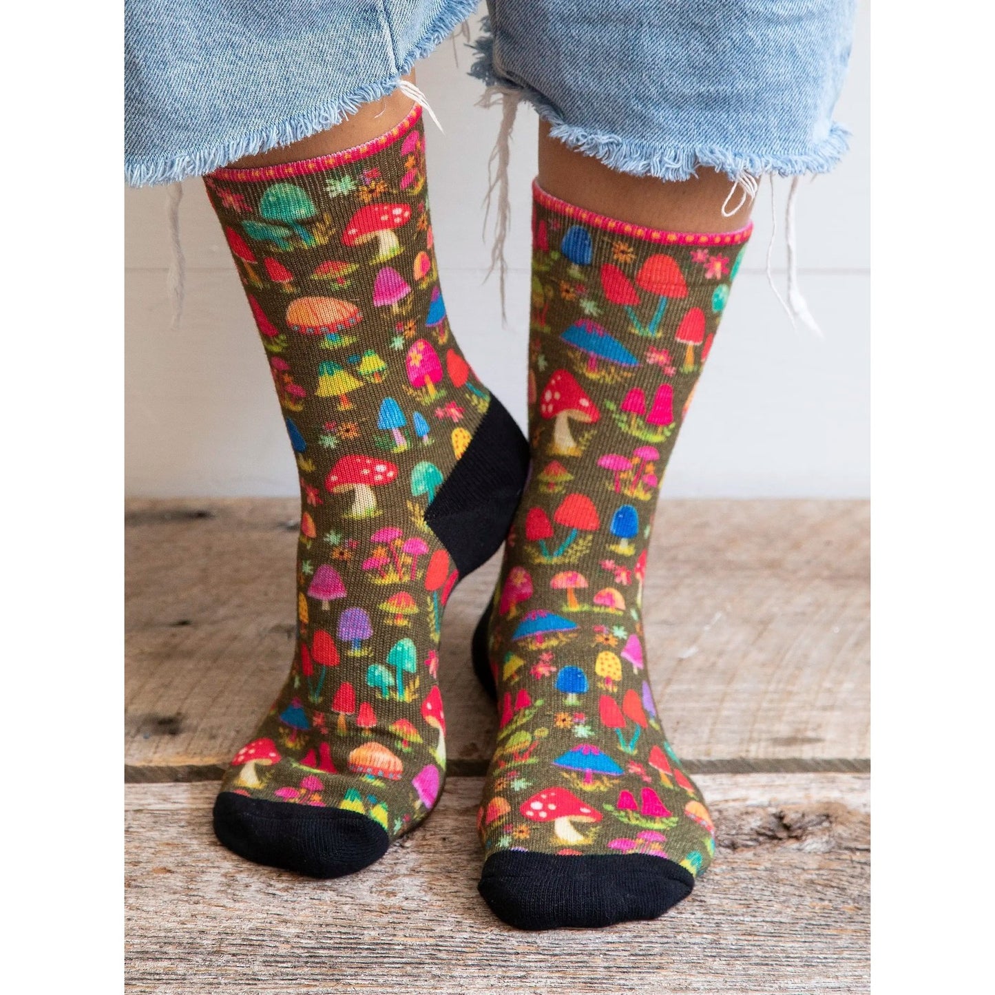 Printed Weekend Sock Set, Set of 2 - Grateful