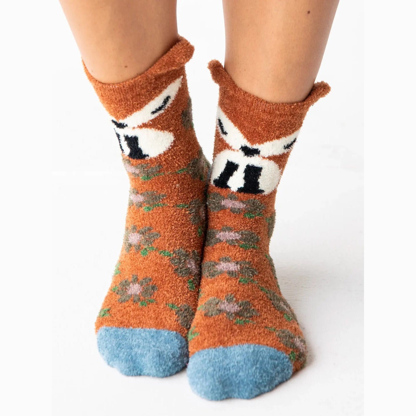 Cozy Socks - Rust Fox